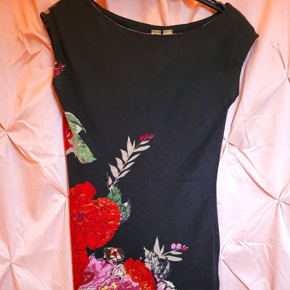 Black & Floral Dress